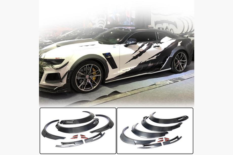 Chevrolet Camaro 2015– Hjulhuslister (2016-2019, Kolfiber) Image