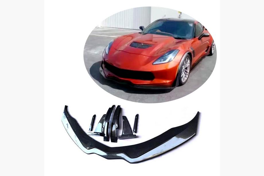 Chevrolet Corvette C7 2013–2019 Frontläpp till stötfångare (2013-2017, kolfiber) Image
