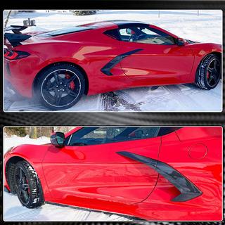 Bakskärmskåpor (2019-2022, Carbon) Chevrolet Corvette C8 2019– foto 4