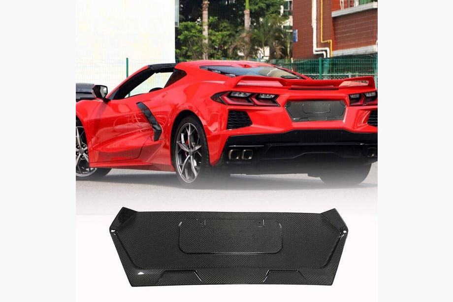 Chevrolet Corvette C8 2019– Bakluckeskydd i carbon (2019-2022, Carbon) Image