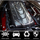 Chevrolet Corvette C8 2019– Motorkåpa (2019-2022, Kolfiber) foto 2
