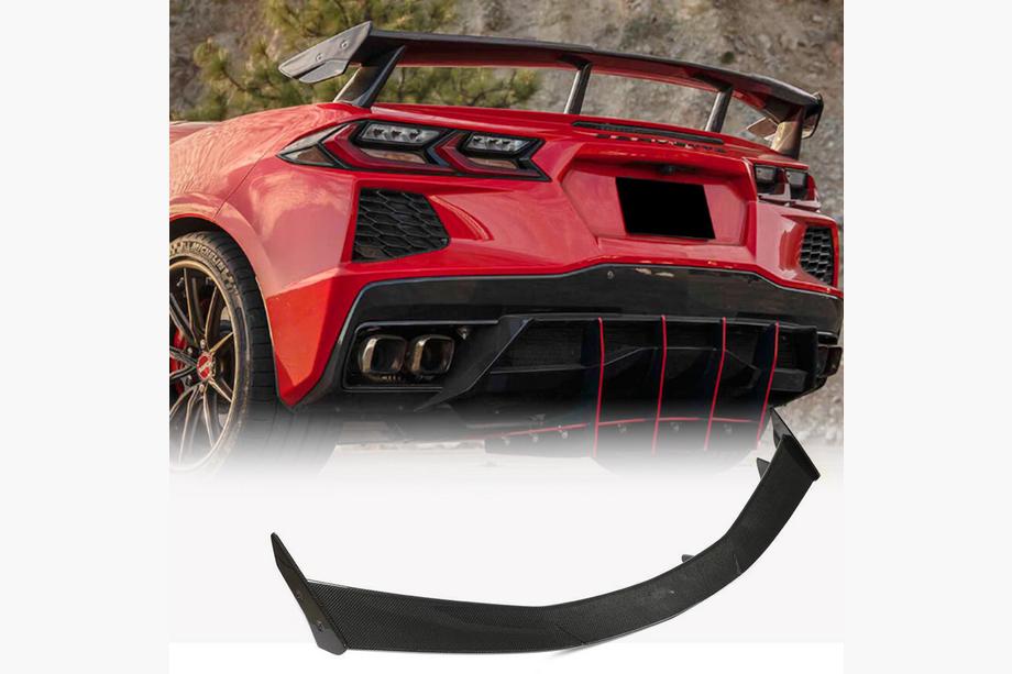 Chevrolet Corvette C8 2019– Spoiler V1 (kolfiber) Image