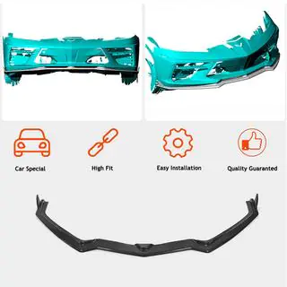 Frontläpp till främre stötfångare (Kolfiber) Chevrolet Corvette C8 2019– foto 3