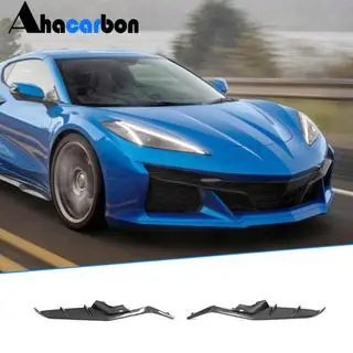 Kolfiberinsatser till främre stötfångare (för Z06, 2020-2024) Chevrolet Corvette C8 2019– foto 1