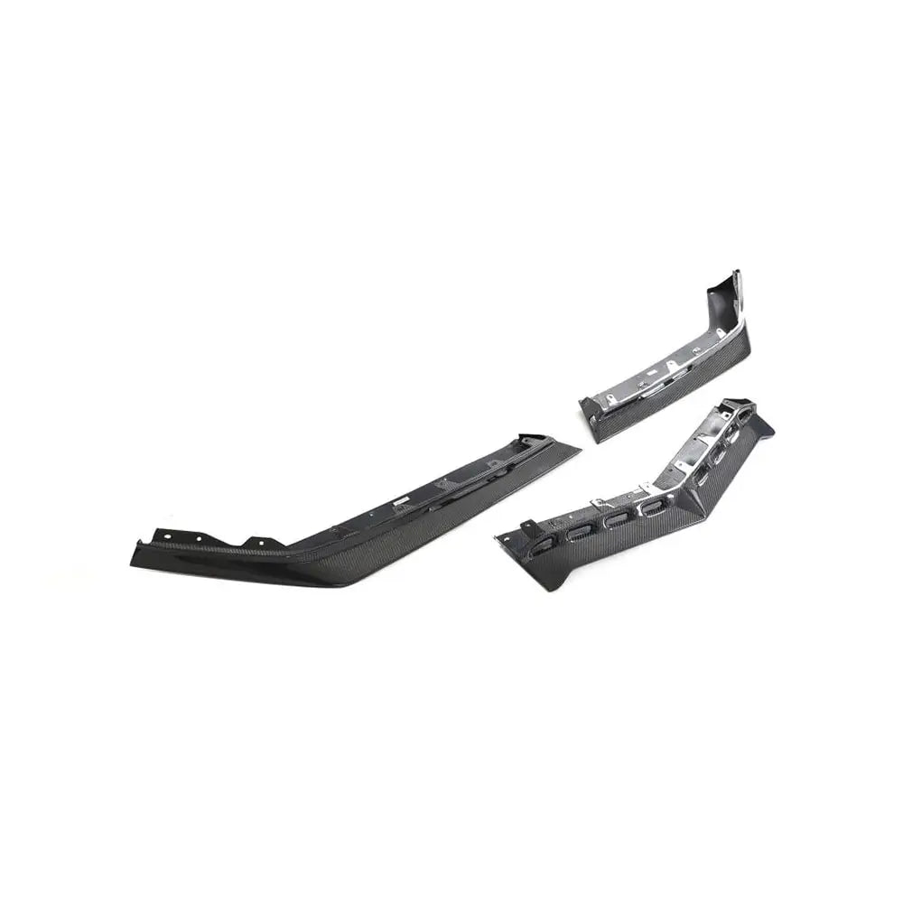 Chevrolet Corvette C8 2019– Frontläpp till främre stötfångare (för Z06, 2020-2024, kolfiber) foto 7