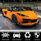 Chevrolet Corvette C8 2019– Bakre stötfångardiffusor (för Z06, 2022-2024, kolfiber) foto 5