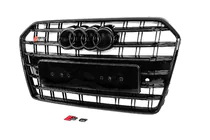 Audi A6 C7 2011–2017 Svart frontgrill S-Style (2014-2017) foto 3