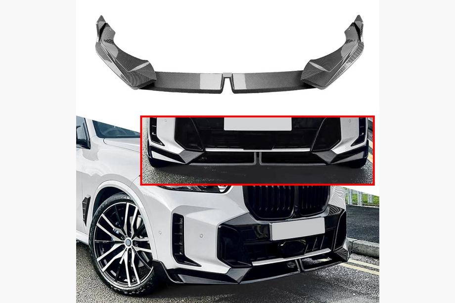 BMW X5 G05 2019–2026 Främre lip-splitter Paradigm V-1 (2023+, äkta kolfiber) Image