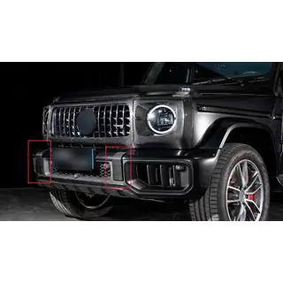 Set stötfångarläpp fram och bak (för G63 AMG, kolfiber) Mercedes G class W465 2025– foto 1