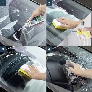 Intensiv glasrengöringspolish 250 ml SONAX Scheiben Reinigungs Politur intensiv foto 4