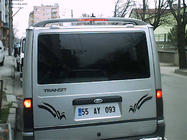 Ford Transit 2000–2014 Isikli takspoiler för lågt tak (för lackering) foto 4