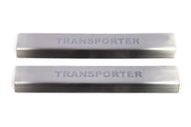 Volkswagen T5 Transporter 2003–2010 Instegslister Laser (2 st, rostfritt stål) foto 2