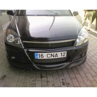 Främre nedre läppspoiler HB V1 (för lackering) Opel Astra H 2004–2013 foto 3