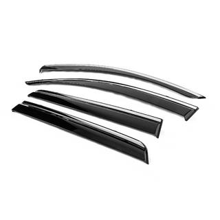 Vindavvisare med kromlist Niken Luxury (4 st) Dodge Journey 2008–2020 foto 2