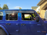 Jeep Wrangler 2018– Fönstervindavvisare Niken Luxury (4 st) foto 1