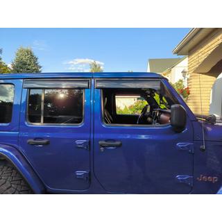Fönstervindavvisare Niken Luxury (4 st) Jeep Wrangler 2018– foto 1
