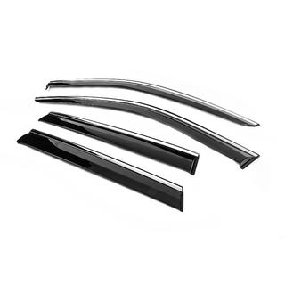 Vindavvisare med kromlist Niken Luxury (4 st) Jeep Grand Cherokee WK2 2010–2021 foto 2