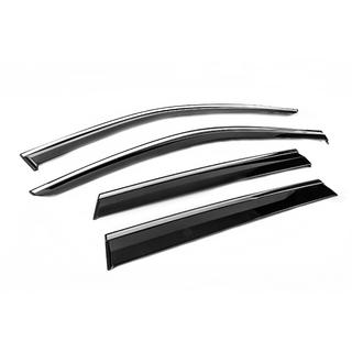Vindavvisare med kromlist Niken Luxury (4 st) Jeep Grand Cherokee WK2 2010–2021 foto 3