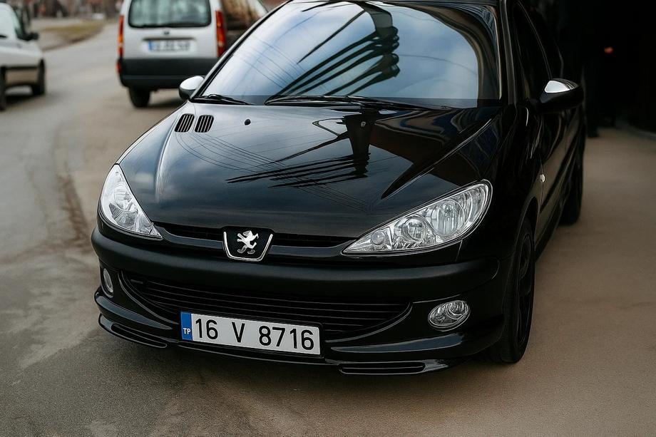 Peugeot 206 1998–2024 Främre nedre läppspoiler (för lackering) Image