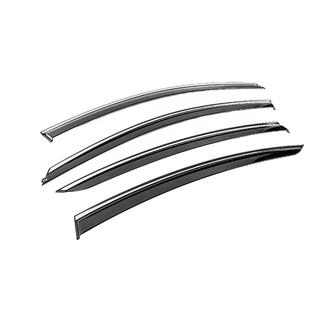 Vindavvisare för sidorutor med kromlist Niken Luxury (SD/HB, 2013-2017, 4 st) Opel Insignia 2008–2017 foto 3