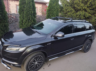 Audi Q7 2005–2015 Takräckesbågar (lastbågar) för integrerade takrails Skybar V2 120 cm (2 st) Svart foto 1