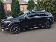 Audi Q7 2005–2015 Takräckesbågar (lastbågar) för integrerade takrails Skybar V2 120 cm (2 st) Svart foto 4