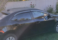 Toyota Corolla 2013–2019 Vindavvisare med kromlist Niken Luxury (4 st) foto 1