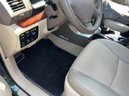 Toyota Land Cruiser Prado 120 2002–2009 Deluxe textilmattor (3 rader, svart) foto 1