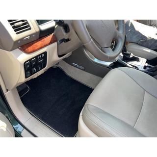 Deluxe textilmattor (3 rader, svart) Toyota Land Cruiser Prado 120 2002–2009 foto 1