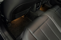 BMW 3-serien G20/G21 2018– Textilmattor Deluxe (Svarta) foto 10