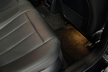 BMW 3-serien G20/G21 2018– Textilmattor Deluxe (Svarta) foto 5