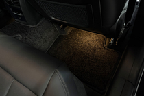 BMW 3-serien G20/G21 2018– Textilmattor Deluxe (Svarta) foto 9
