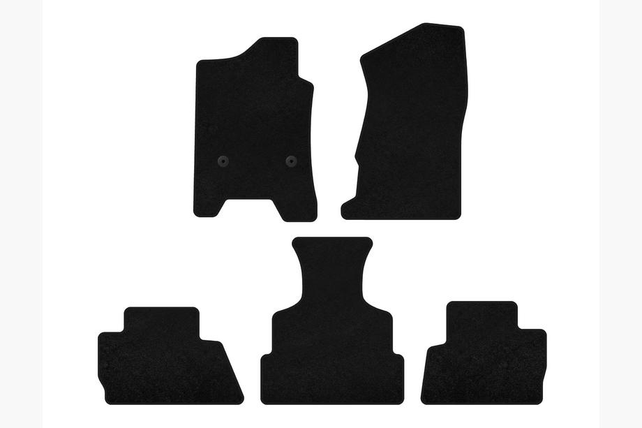 Chevrolet Tahoe 2014–2019 Textilmattor Deluxe (2014-2020, svart) Image