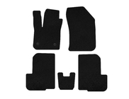 Dacia Lodgy 2012–2022 Textilmattor Deluxe (2 rader, 7-sits, svart) foto 1