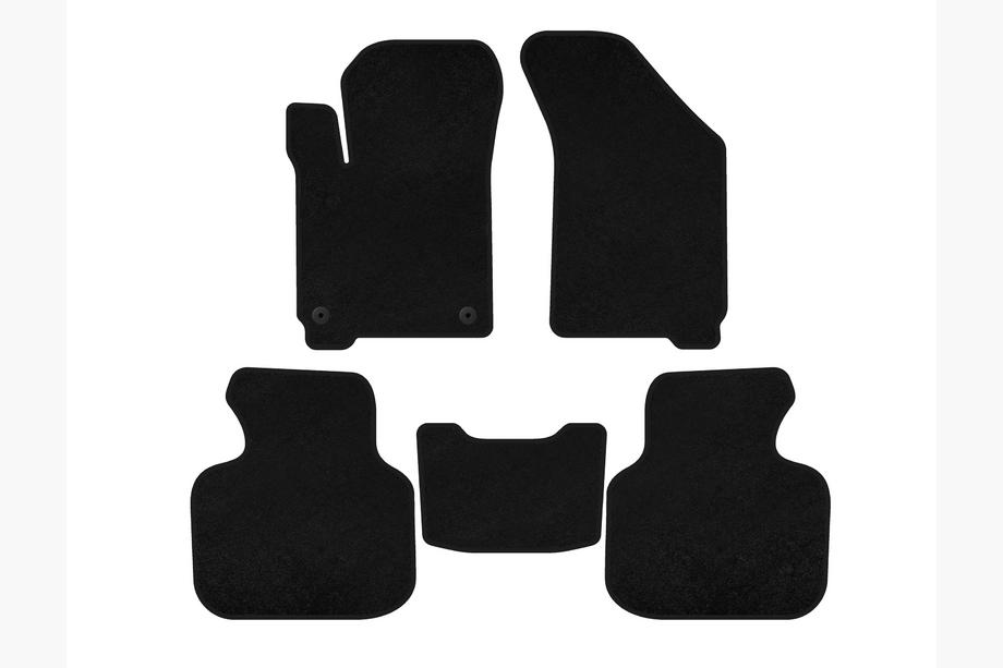 Dodge Journey 2008–2020 Textilmattor Deluxe (2011-2020, 7-sits, svart) Image