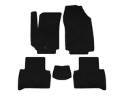 Fiat Croma 2005–2010 Deluxe textilmattor (2007-2010, SW, svarta) foto 1