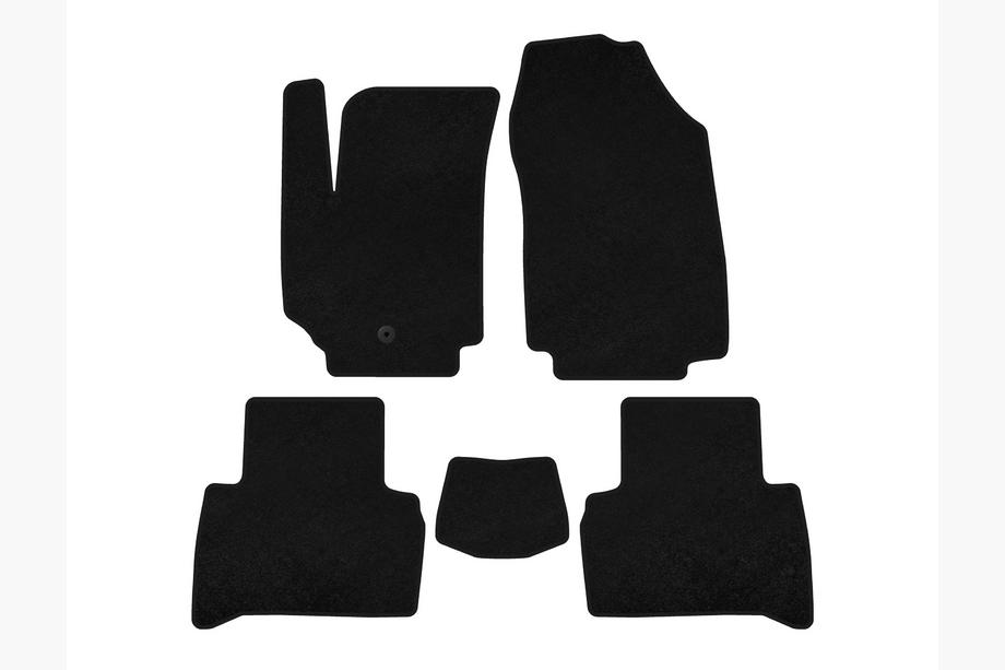 Fiat Croma 2005–2010 Deluxe textilmattor (2007-2010, SW, svarta) Image