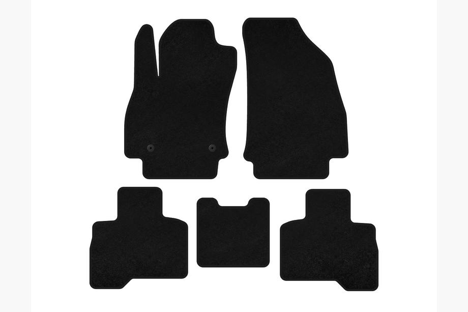 Fiat Fiorino/Qubo 2008–2024 Deluxe textilmattor (för Qubo 2008-2016, svart) Image