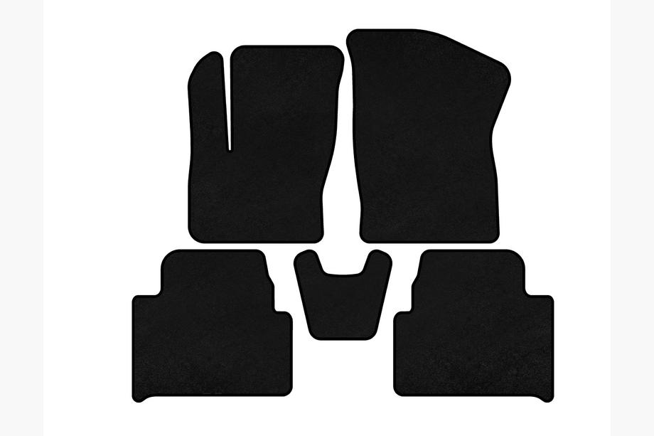 Ford C-Max 2004–2010 Textilmattor Deluxe (Svart) Image