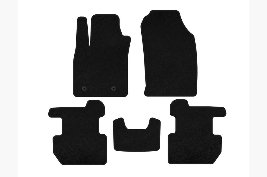 Ford Ecosport 2013–2022 Deluxe textilmattor (2018-2022, svart) Image