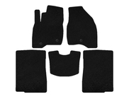 Ford Explorer 2011–2019 Deluxe textilmattor (2015-2017, 2 rader, 7-sitsig, svart) foto 1