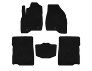 Ford Explorer 2011–2019 Deluxe textilmattor (2017-2019, 2:a raden, 7-sits, svart) foto 1