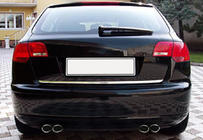 Audi A3 2012–2020 Kantlist för bagagelucka (rostfritt stål) foto 4