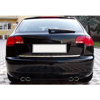 Kantlist för bagagelucka (rostfritt stål) Audi A3 2012–2020 foto 4