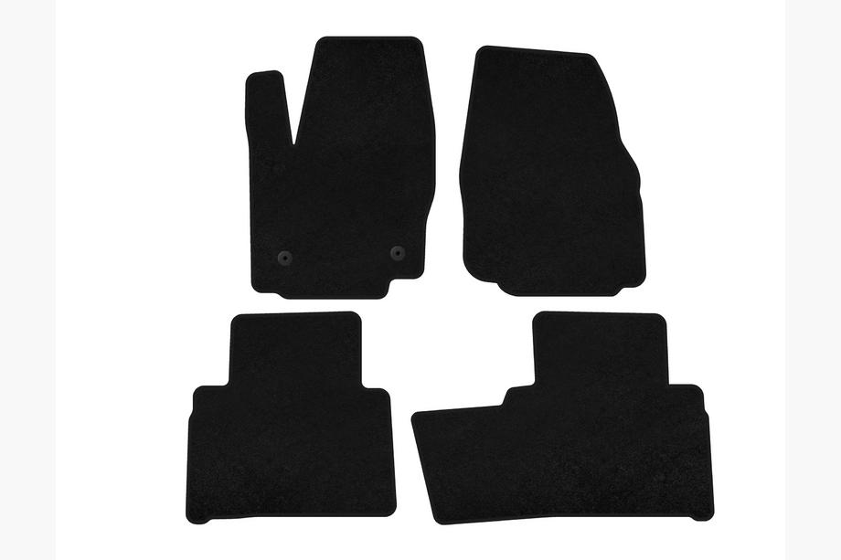Ford Galaxy 2007–2015 Deluxe textilmattor (2 rader, svart) Image