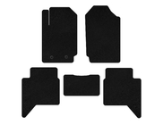 Ford Ranger 2011–2022 Textilmattor Deluxe (Svart) foto 1