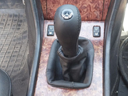 Mercedes E-сlass W124 1984–1997 Växelspaksknopp med läderdamask foto 5