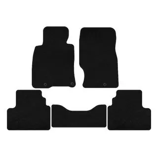 Textilmattor Deluxe (G25-G35, SD, svart)