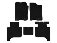 Infiniti QX56 2004–2010 Deluxe textilmattor (2 rader, 2004-2008, Svart) foto 1