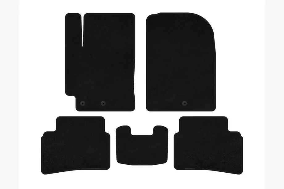 Kia Stonic 2017– Deluxe textilmattor (2019+ , svarta) Image